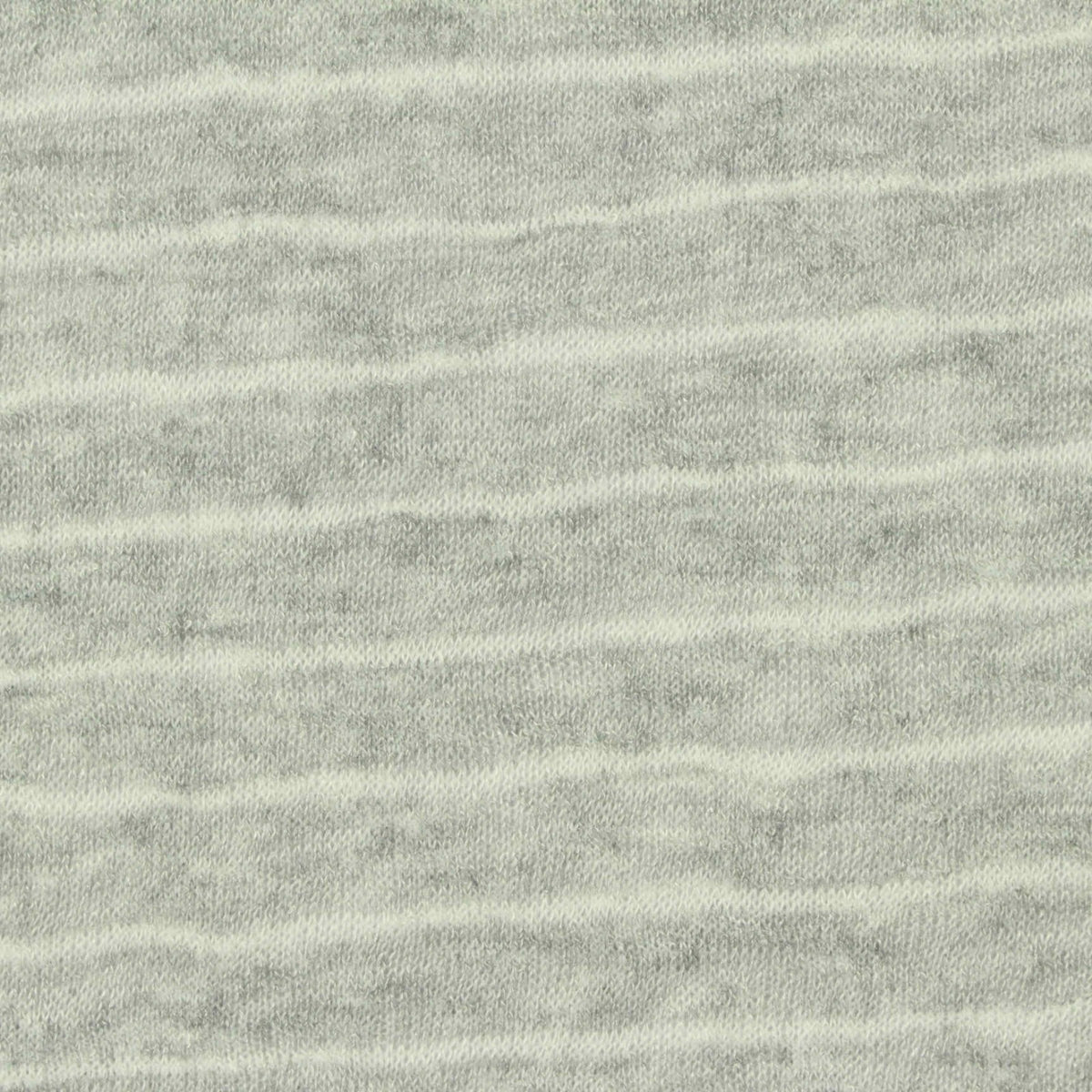 Dark Grey Horizontal-Stripe Jersey Knit, Viscose-Poly