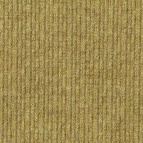 Jacquard Polyester Viscose Stretch Rib Knit Fabric, 230 gsm, 140 cm — Khaki