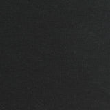 100% Cotton Interlock Knit Fabric, 180 gsm, 165 cm — Black