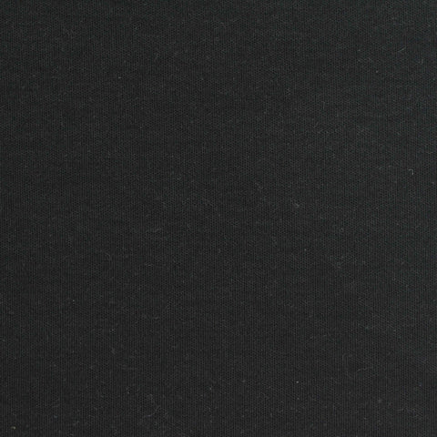 100% Cotton Interlock Knit Fabric, 180 gsm, 165 cm — Black