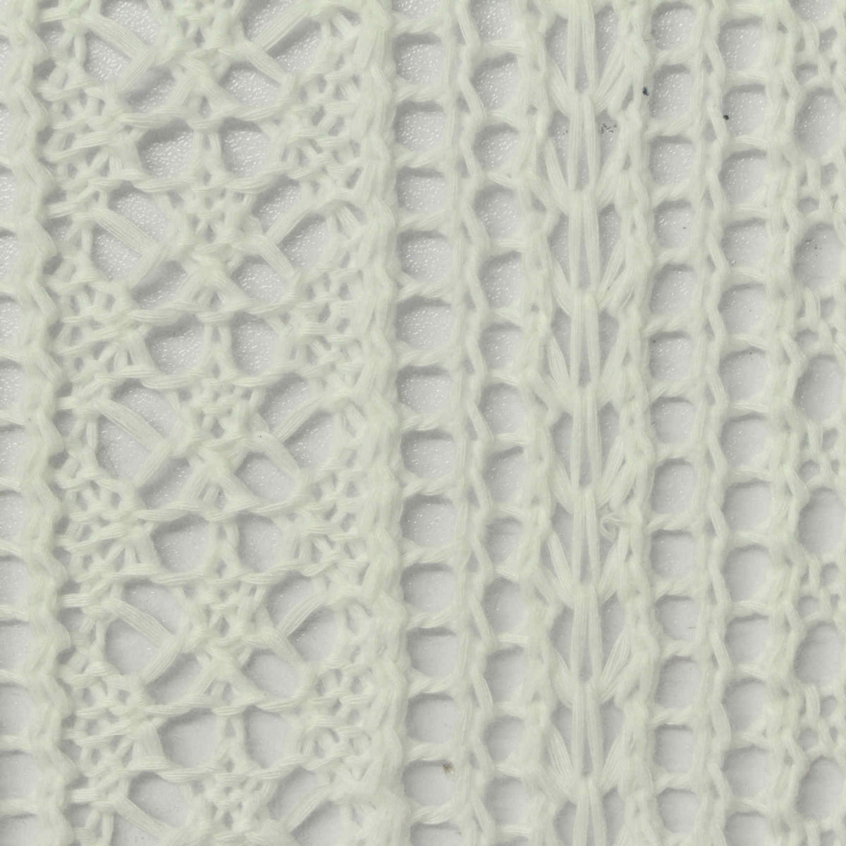 Off-White Diamond Pointelle Knit, Polyester