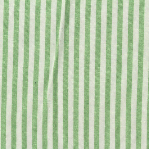 Green Stripes Jersey Knit, Viscose