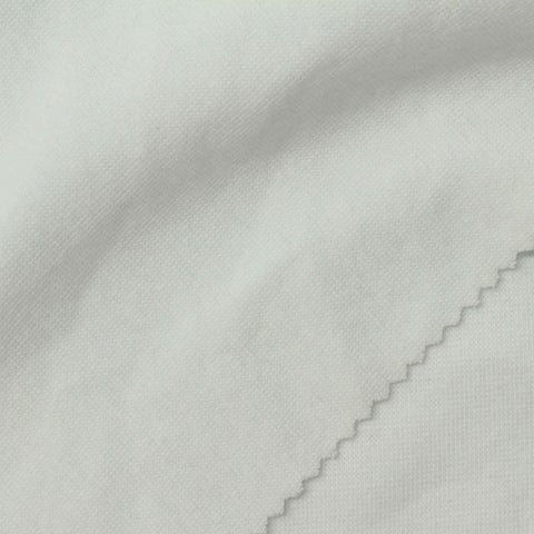 100% Polyester Scuba Knit Fabric, 260 gsm, 160 cm — White