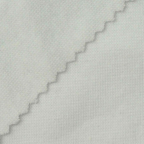 100% Polyester Scuba Knit Fabric, 260 gsm, 160 cm — White