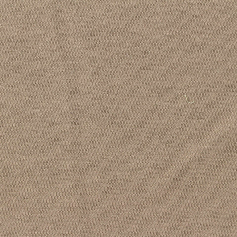 Cotton Polyester Birdseye Knit Fabric, 195 gsm, 195 cm — Khaki