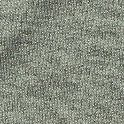 Grey Heather French Terry, Polyester, 230 gsm