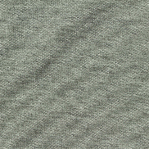 Grey Heather French Terry, Polyester, 230 gsm