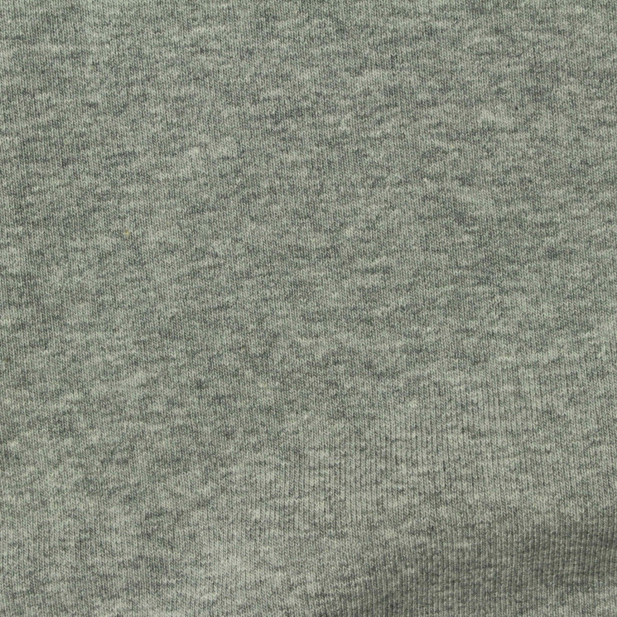 Grey Marl Rib Knit, Cotton, 275 gsm