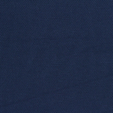 Cotton Polyester Piqué Knit Fabric, 250 gsm, 180 cm — Navy