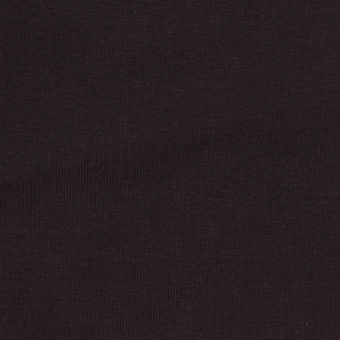 Cotton Stretch Rib Knit Fabric, 340 gsm — Brown