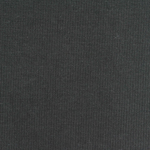 Polyester Viscose Stretch Rib Knit Fabric, 310 gsm — Grey
