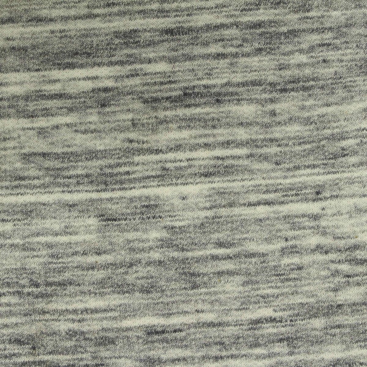 Grey Marl French Terry, Cotton-Poly, 210 gsm