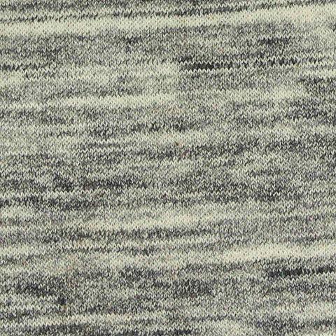Grey Marl French Terry, Cotton-Poly, 210 gsm