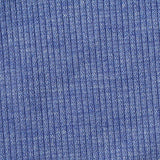 Blue Heather Rib Knit, Poly-Viscose — texture