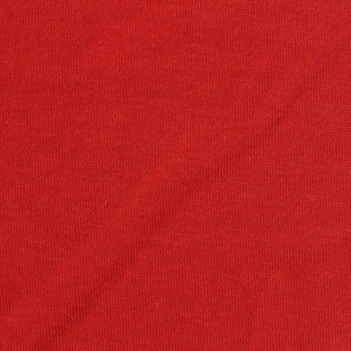 Polyester Cotton French Terry Fabric, 255 gsm, 178 cm — Red