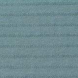 Blue-Green Horizontal-Band Jersey Knit, Cotton-Poly