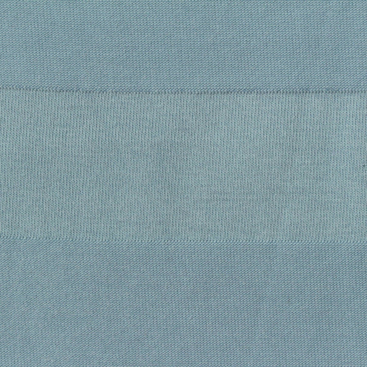 Light Blue Horizontal-Stripe Jacquard, Cotton-Poly