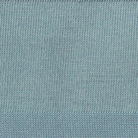 Light Blue Horizontal-Stripe Jacquard, Cotton-Poly