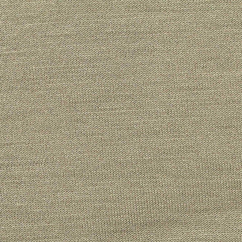 Brushed Viscose Polyester Stretch Scuba Knit Fabric, 300 gsm, 165 cm — Khaki