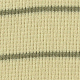 Dark Grey Horizontal-Stripe Waffle Knit, Polyester — texture