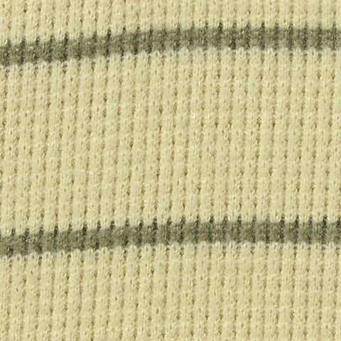 Dark Grey Horizontal-Stripe Waffle Knit, Polyester