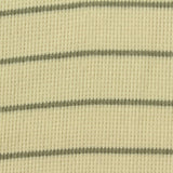 Dark Grey Horizontal-Stripe Waffle Knit, Polyester