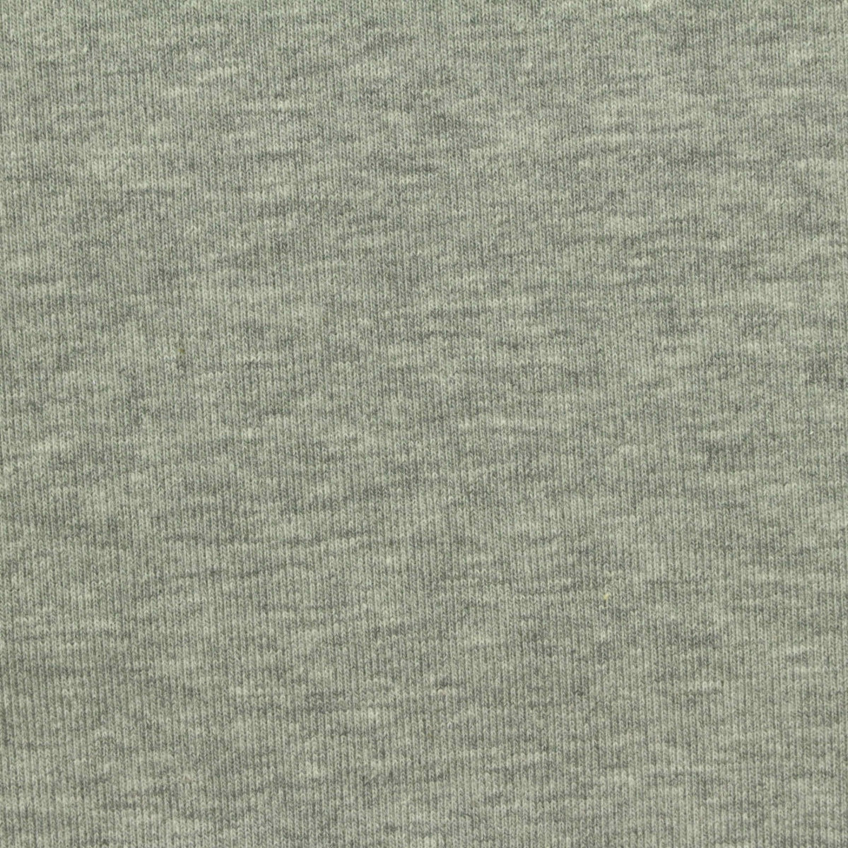 Light Grey Heathered-Marl Rib Knit, Poly-Cotton, 240 gsm