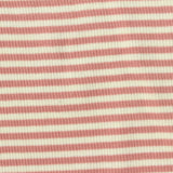 Pink Horizontal-Stripe Rib Knit, Cotton
