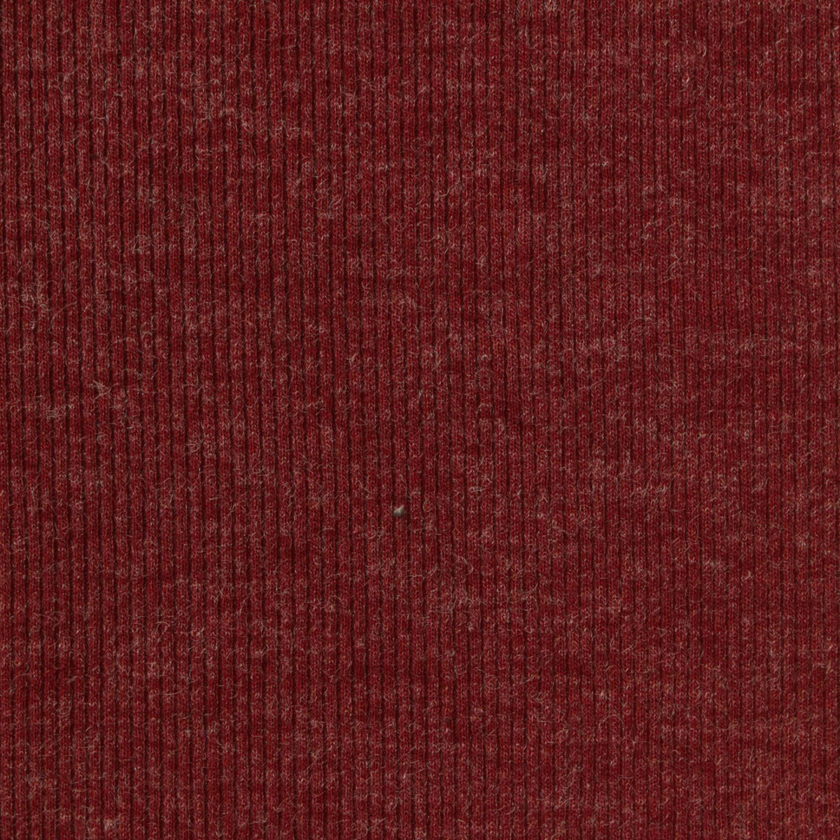 Polyester Viscose Stretch Rib Knit Fabric, 300 gsm, 130 cm — Red