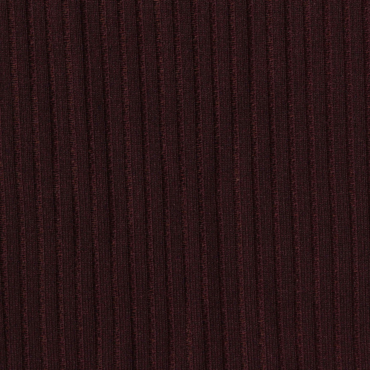 Polyester Stretch Rib Knit Fabric, 207 gsm, 160 cm — Brown