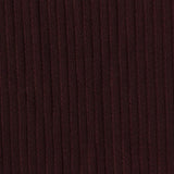 Polyester Stretch Rib Knit Fabric, 207 gsm, 160 cm — Brown