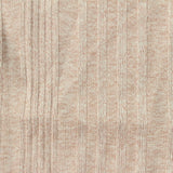 Light Peach Marl Rib Knit, Polyester
