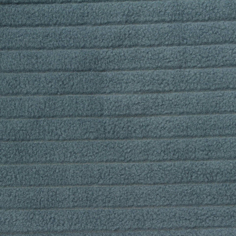 Striped Polyester Stretch Fleece Fabric, 165 gsm, 170 cm — Blue