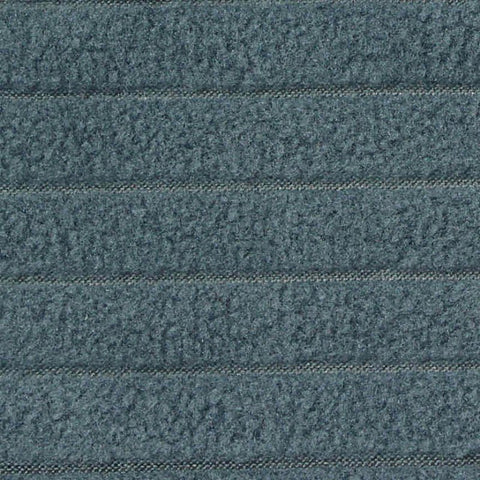 Striped Polyester Stretch Fleece Fabric, 165 gsm, 170 cm — Blue