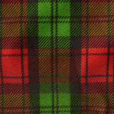 Red Plaid Chunky Knit, Polyester