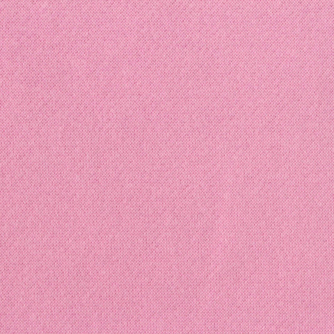 Brushed Cotton Polyester French Terry Fabric, 240 gsm, 180 cm — Pink