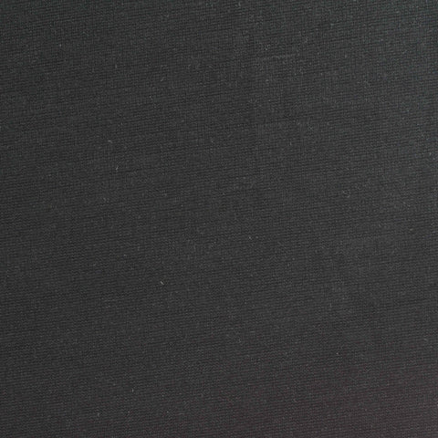 Ponte Knit Fabric, 185 gsm, 150 cm — Black