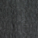 Polyester Stretch Crepe Fabric, 210 gsm, 165 cm — Black — texture