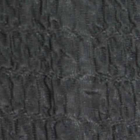 Polyester Stretch Crepe Fabric, 210 gsm, 165 cm — Black