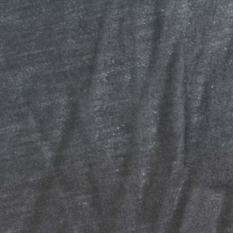 Dark Grey Heathered-Marl Jersey Knit, Silk