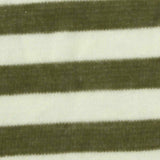 Olive Horizontal-Stripe Jersey Knit, Viscose-Poly — texture