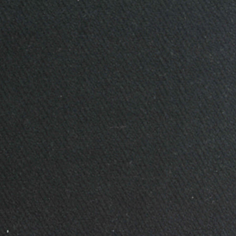 Jacquard Polyester Cotton Stretch Knit Fabric, 340 gsm, 152 cm — Black