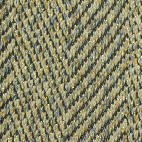 Black Chevron Chunky Knit, Poly-Metallic