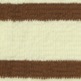 Brown Horizontal-Stripe Jersey Knit, Cotton — texture