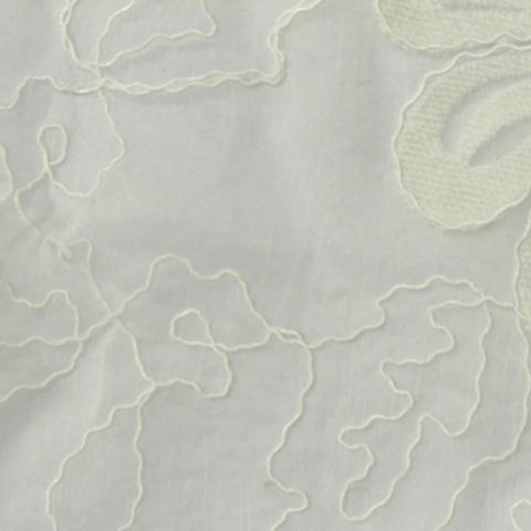 Cream Tone-on-Tone Chiffon, Polyester