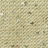 Silver Sequins Chunky Knit, Polyester — texture