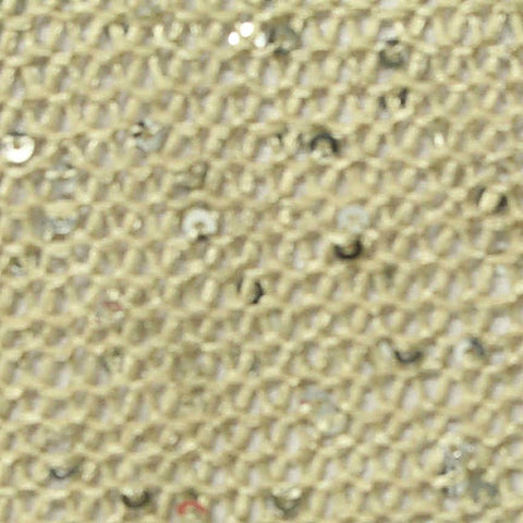 Silver Sequins Chunky Knit, Polyester, 290 gsm