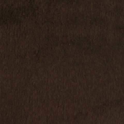 Polyester Cotton Stretch Velvet Fabric, 300 gsm, 155 cm — Brown