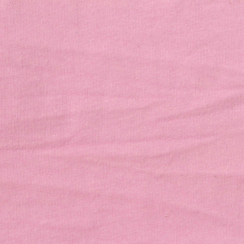 Brushed Cotton Stretch French Terry Fabric, 170 gsm, 160 cm — Pink