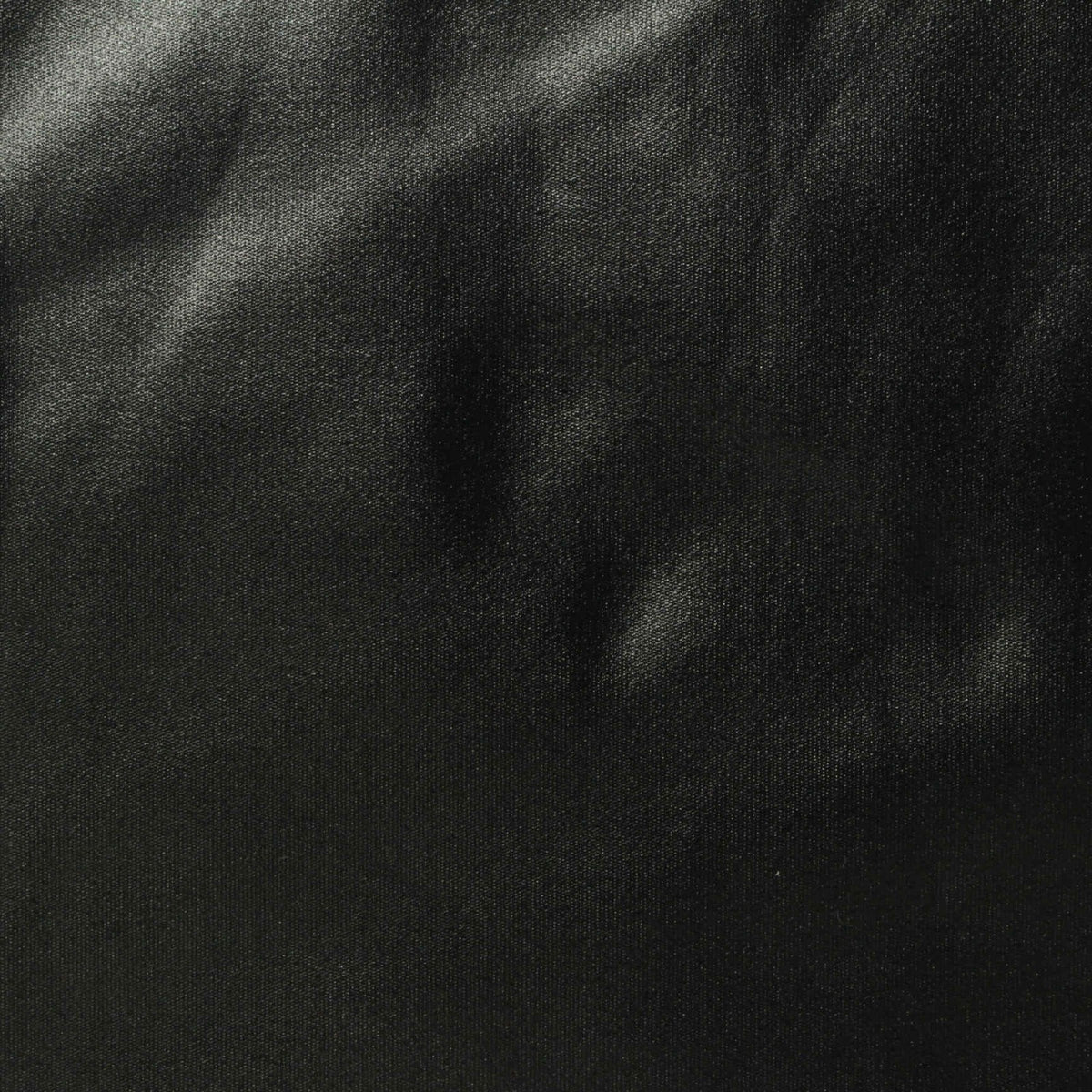 Polyester Stretch Sateen Fabric, 235 gsm, 150 cm — Black